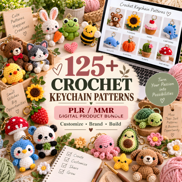 125-plus-crochet-keychain-patterns-plr-mmr