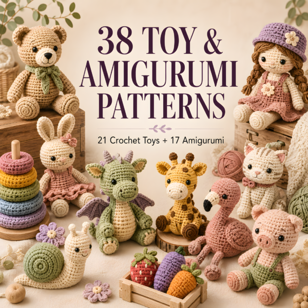 38_toy_amigurumi_crochet_patterns