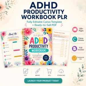 adhd-productivity-workbook-plr-template