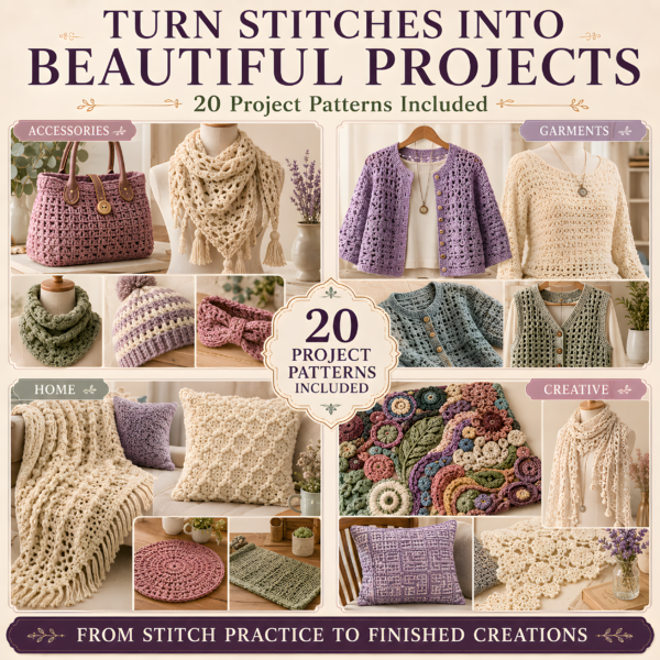 crochet-project-patterns-bags-scarves-garments-home-decor