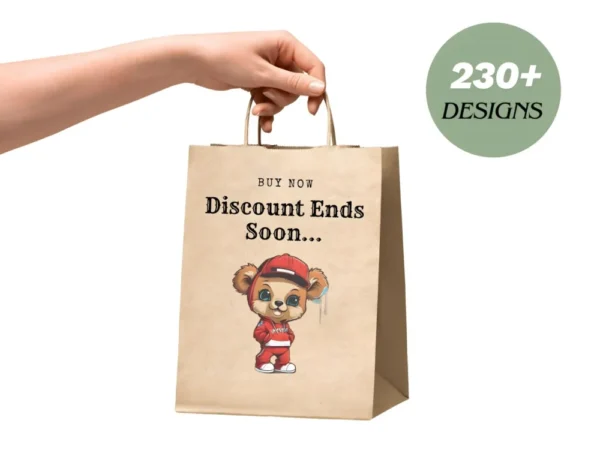 mascot_bear_graphic_design_for_printing_carry_bags