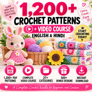 Crochet Pattern Bundle_ Learn, Create, Enjoy