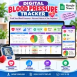 Digital Blood Pressure Tracker Dashboard