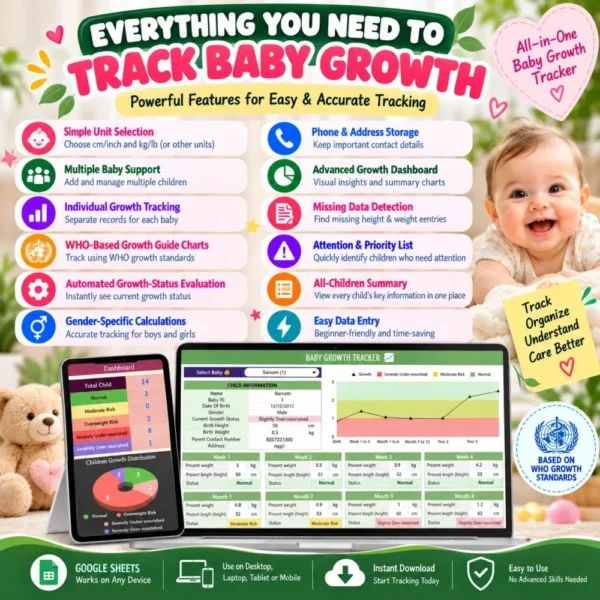 Everything You Need to Track Baby Growth