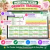 Personalized Baby Growth Tracking Poster