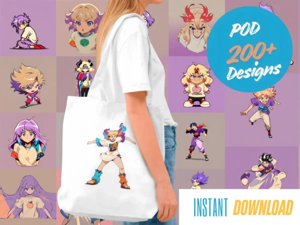 anime_style_graphic_design_for_printing_bag