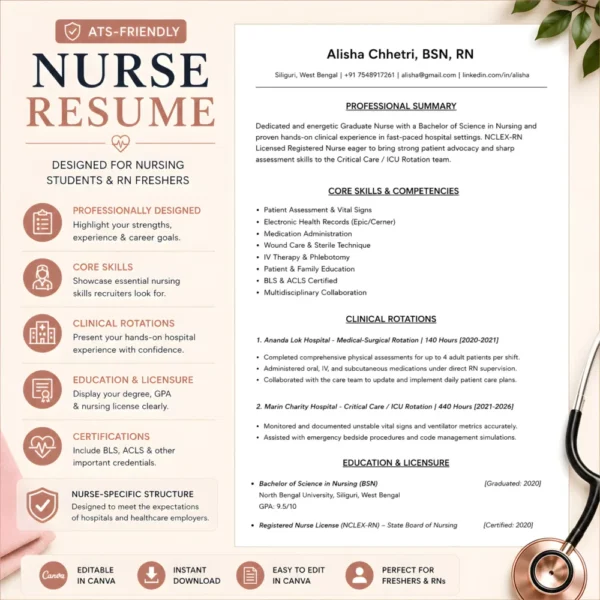 ats-friendly-nurse-resume-template-freshers