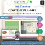 content-planner-google-sheets-template