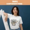 cute_graphic_design_for_tshirt_printing_with_koela_design
