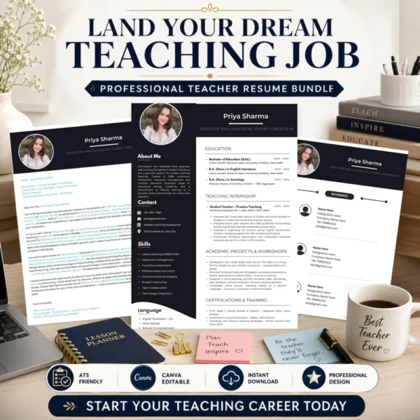 dream-teaching-job-resume-bundle-professional-design