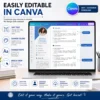 editable-canva-project-manager-resume-template