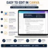 editable-canva-teacher-resume-template
