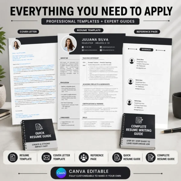 educator-resume-template-guide-grades-6-10-editable