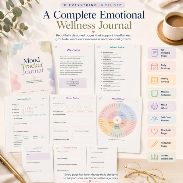 emotional-wellness-journal-daily-tracking-pages