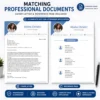 matching-blue-professional-documents-cover-letter-references