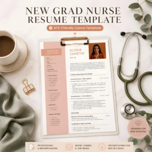 new-grad-nurse-resume-template-modern-professional-design