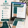 nurse-resume-editable-canva-template