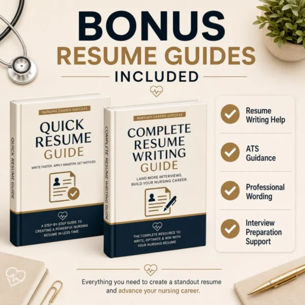 nursing-career-resume-guides-quick-complete-included