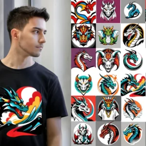 pod_dragon_graphic_design_for_tshirt_hoodies_printing