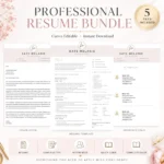 professional-resume-bundle-canva-editable-5-files-included