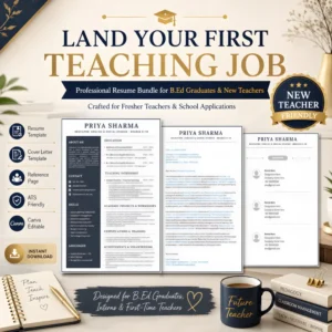 resume-bundle-new-teachers-b-ed-graduates-first-job