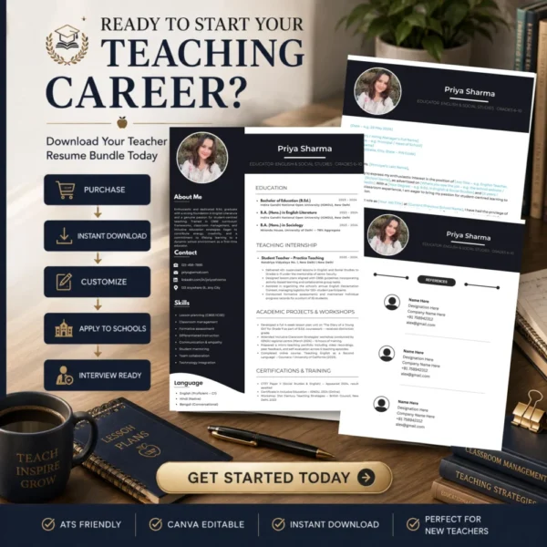 teacher-resume-bundle-ats-friendly-customizable