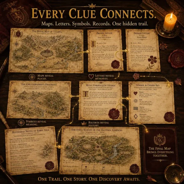 the_ever_heart_the_lost_treasure_mistry_game_for_couples_as_a_digital_download_and_printable_game_where_ever_clue_connects_in_unique_patterns