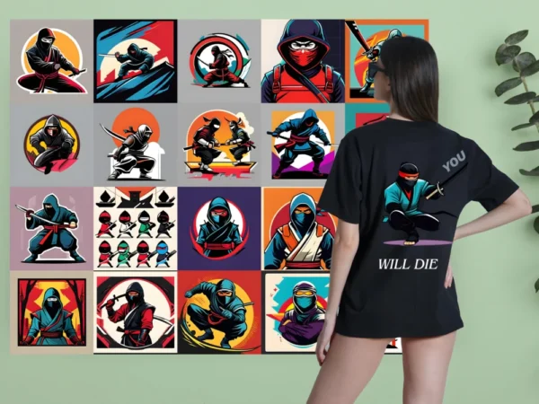 trendy_tshirt_hoodies_ninja_design_ready_to_print_for_womens