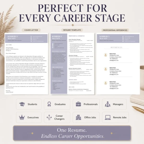 versatile-resume-template-career-stages-students-professionals