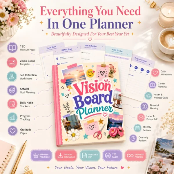 vision-board-planner-all-one-self-reflection-goal