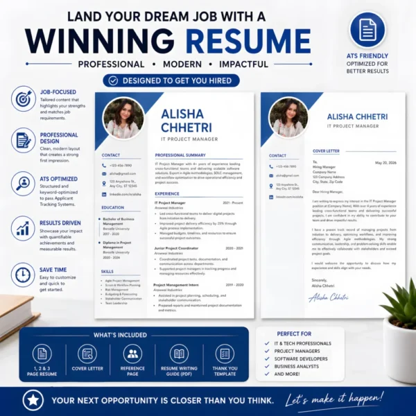 winning-resume-template-project-manager